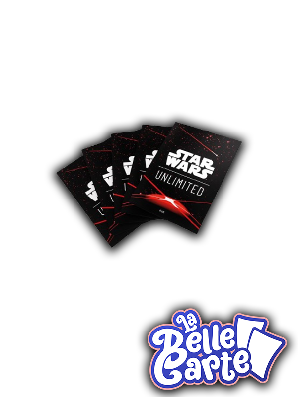 GG : SW UNLIMITED ART SLEEVES : CARD BACK RED