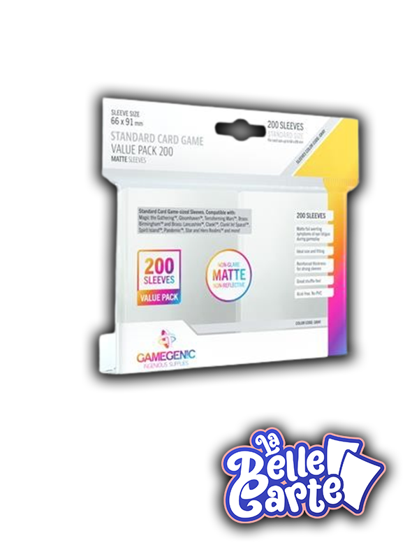 GG | VALUE PACK SLEEVES (200u / 66x91mm / Gray size)