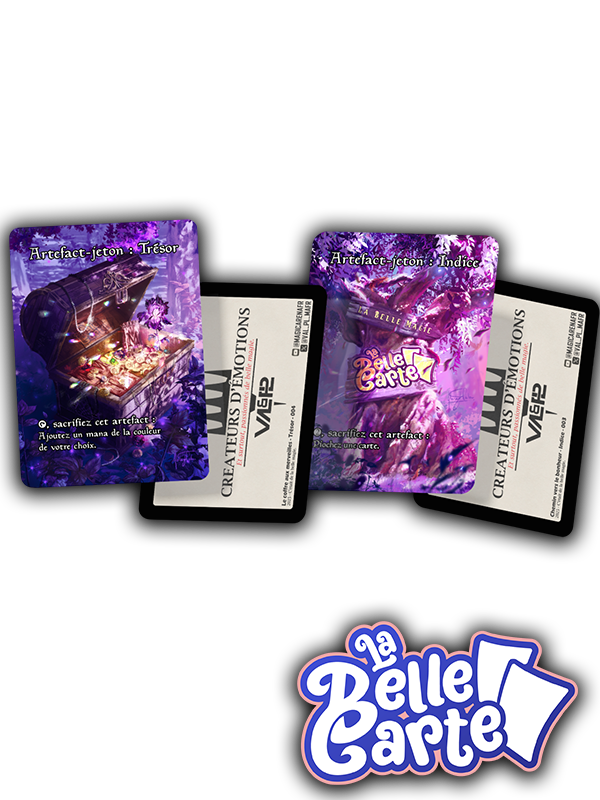 ⭐ BUNDLE - TOKEN FOIL TRESOR + INDICE - VAL&PL X LA BELLE CARTE - EDITION 2025