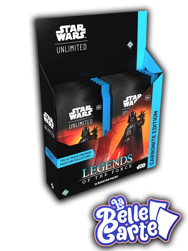 Star Wars Unlimited | Boîte de 12 boosters Carbonite edition - Legends of the force - EN