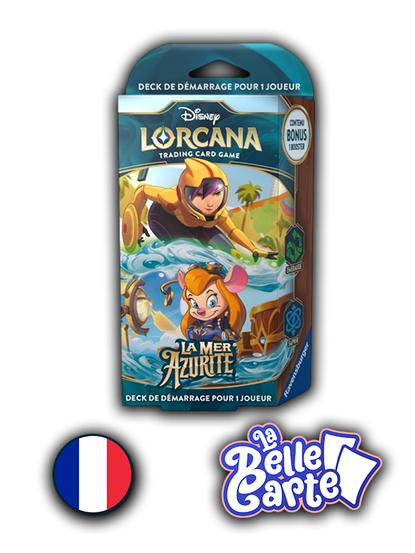 Lorcana | Deck de démarrage Go Go Tamago & Gadget - La Mer Azurite - VF