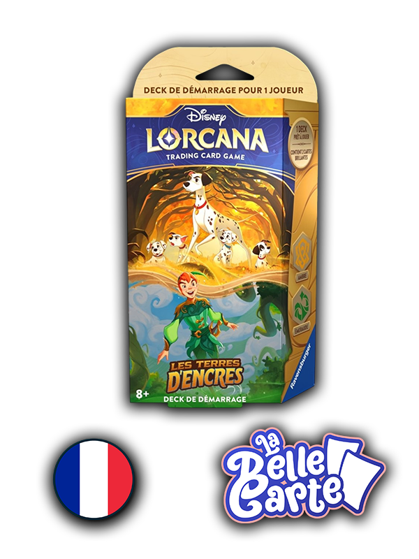 Lorcana | Deck de démarrage Pongo & Peter Pan - Les Terres d'Encres - VF