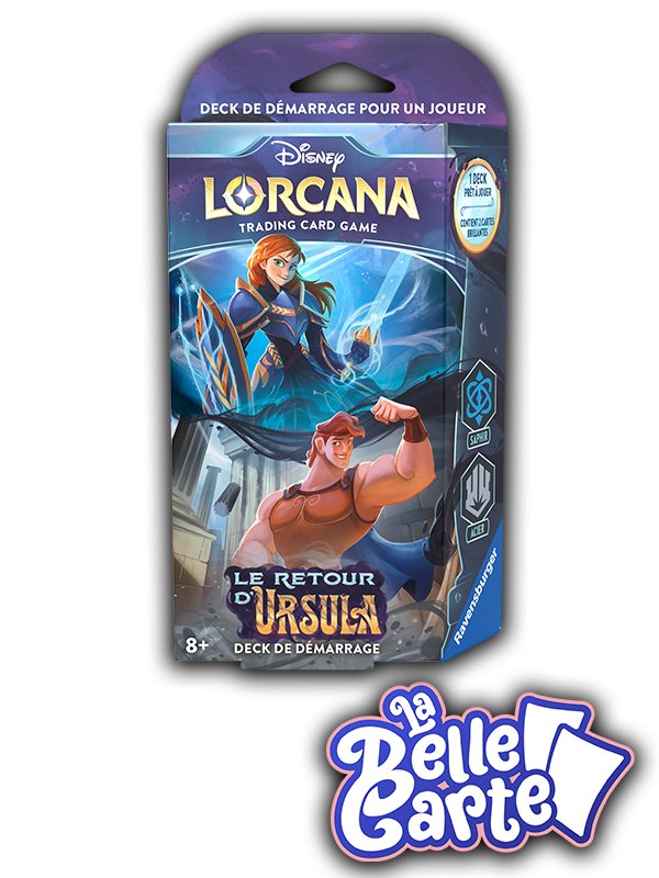 DECK DE DEMARRAGE LORCANA LE RETOUR D'URSULA - ANNA / HERCULE