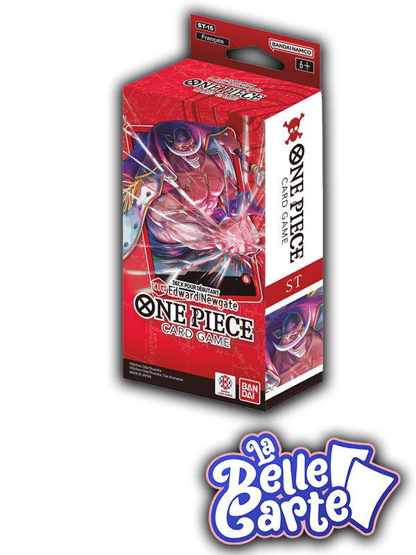 DECK DE DÉMARRAGE ROUGE EDWARD NEWGATE ST-15 - ONE PIECE FR