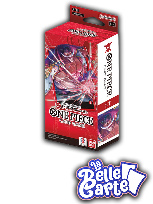 DECK DE DÉMARRAGE ROUGE EDWARD NEWGATE ST-15 - ONE PIECE FR