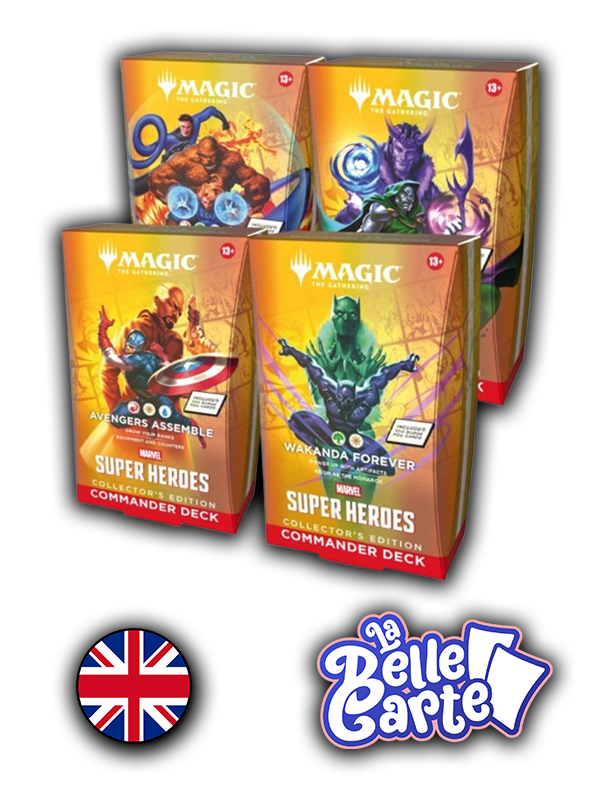 [Précommande] MTG | Marvel Super Heroes Deck Collector Commander display (4 decks) - EN