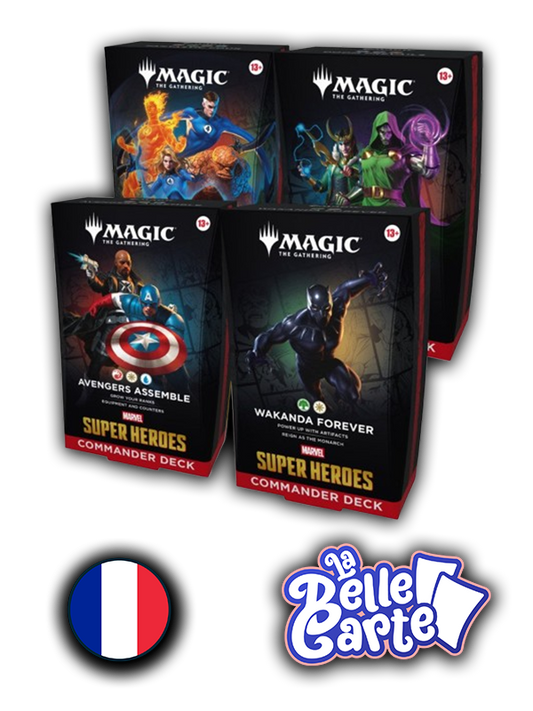 [Précommande] MTG | Marvel Super Heroes Deck commander display (4 decks) - VF