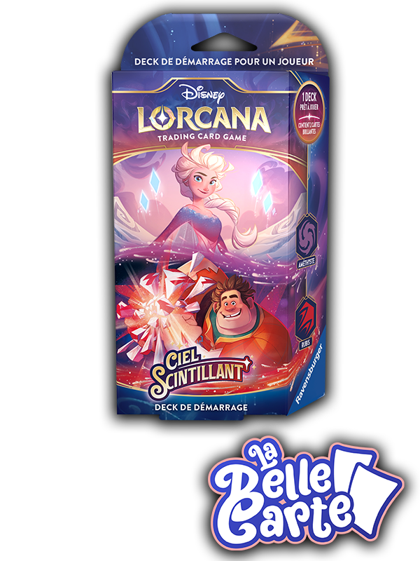 DECK DE DEMARRAGE LORCANA CIEL SCINTILLANT - ELSA / RALPH