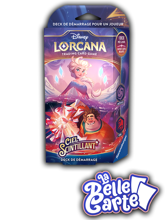 DECK DE DEMARRAGE LORCANA CIEL SCINTILLANT - ELSA / RALPH