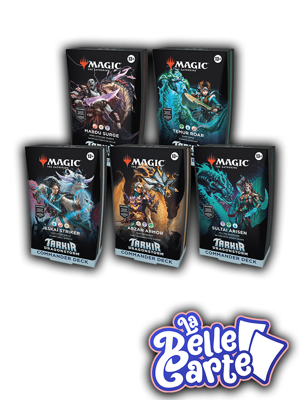 [PRÉCOMMANDE] LOT DES 5 DECKS COMMANDER - TARKIR DRAGONSTORM - MAGIC: THE GATHERING FR