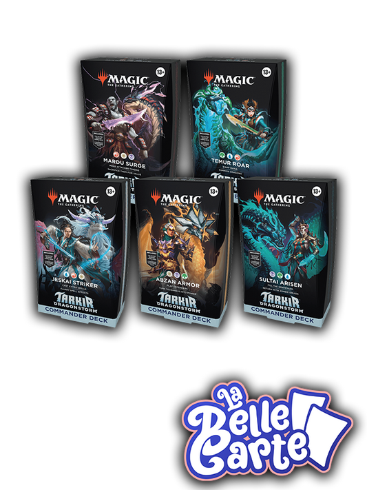 [PRÉCOMMANDE] LOT DES 5 DECKS COMMANDER - TARKIR DRAGONSTORM - MAGIC: THE GATHERING FR