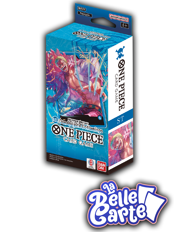 DECK DE DÉMARRAGE BLEU DON QUICHOTTE DOFLAMINGO ST-17 - ONE PIECE FR