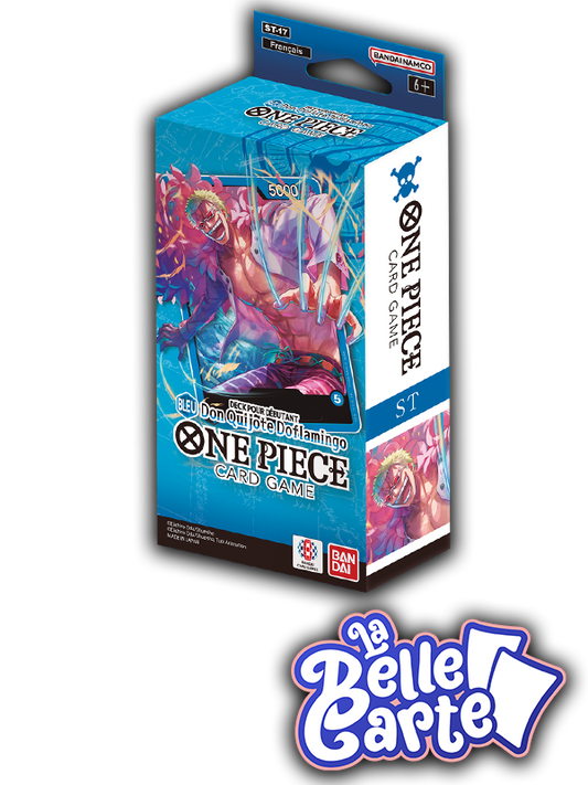 DECK DE DÉMARRAGE BLEU DON QUICHOTTE DOFLAMINGO ST-17 - ONE PIECE FR