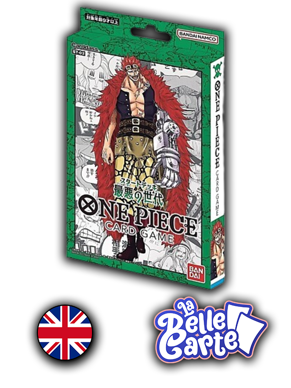 ONE PIECE | Deck de Démarrage Vert Eustass Kid ST-02 VO