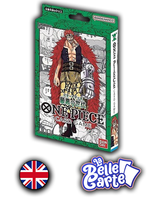 ONE PIECE | Deck de Démarrage Vert Eustass Kid ST-02 VO