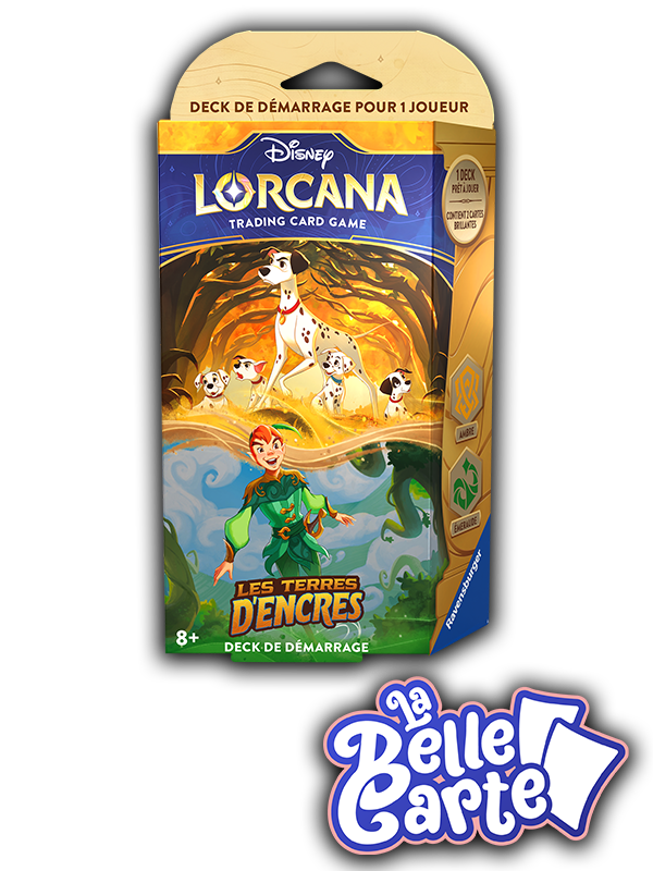 DECK DE DEMARRAGE LORCANA LES TERRES D'ENCRES - PONGO / PETER PAN