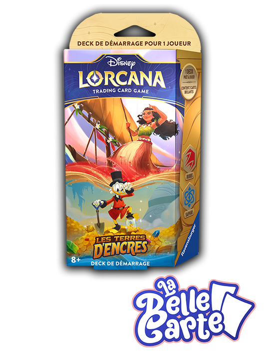 DECK DE DEMARRAGE LORCANA LES TERRES D'ENCRES - VAIANA / PICSOU