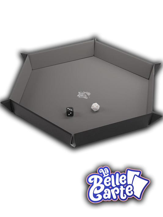 GG | MAGNETIC DICE TRAY HEXAGONAL GRAY
