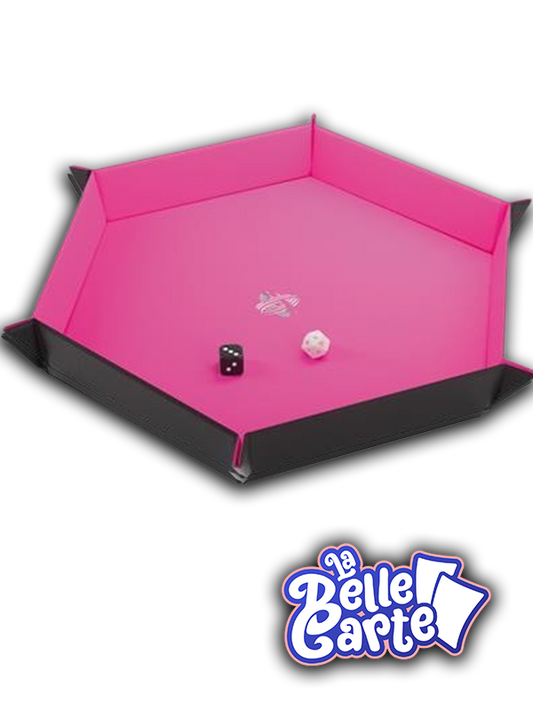 GG | MAGNETIC DICE TRAY HEXAGONAL PINK
