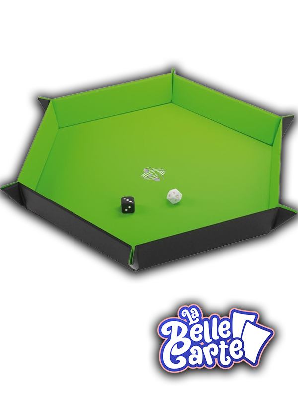 GG | MAGNETIC DICE TRAY HEXAGONAL GREEN