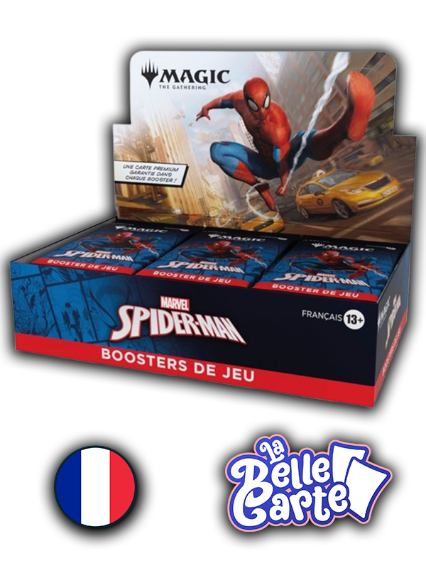 Magic the Gathering | Boîte de 30 Play Boosters – Universes Beyond Spiderman – VF