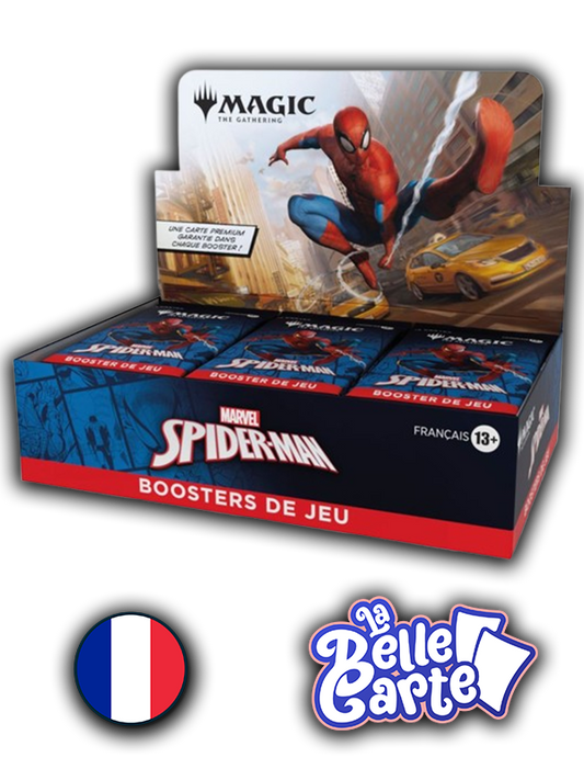Magic the Gathering | Boîte de 30 Play Boosters – Universes Beyond Spiderman – VF