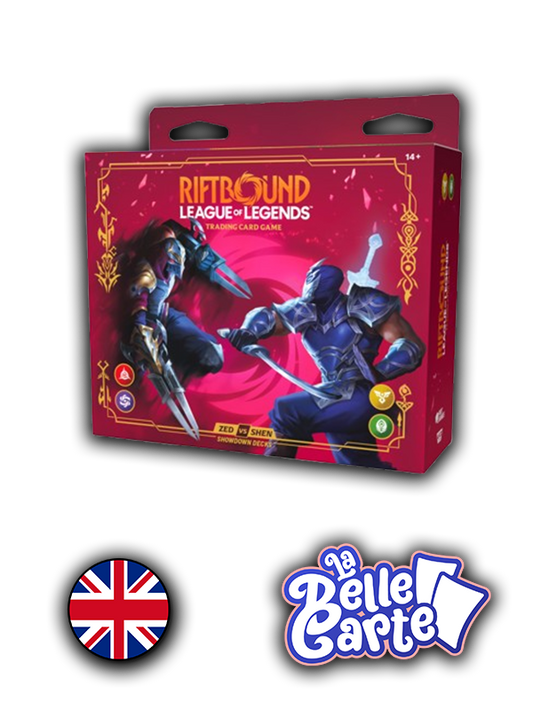 [Précommande] Riftbound  League of Legends TCG | Vendetta Champion Deck Showdown: Zed vs Shen Display - EN
