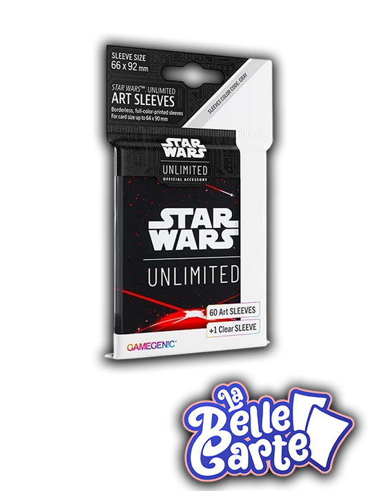 GG : SW UNLIMITED ART SLEEVES : CARD BACK RED