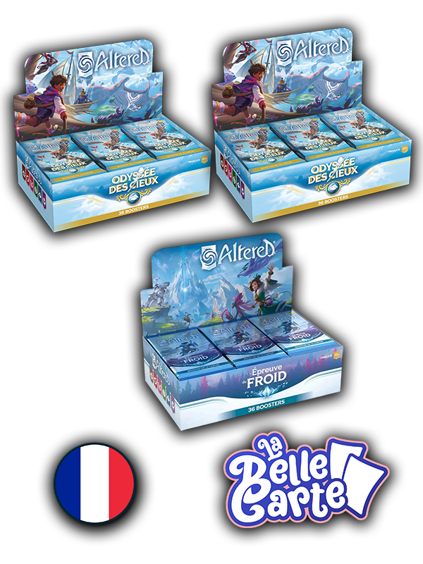Altered | Lot de 3 Displays Altered – 2× L’Odyssée des Cieux + 1× L’Épreuve du Froid - FR