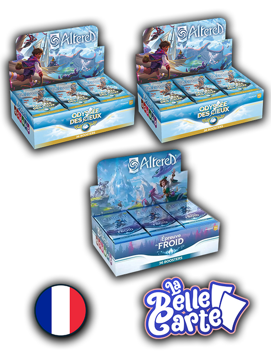 Altered | Lot de 3 Displays Altered – 2× L’Odyssée des Cieux + 1× L’Épreuve du Froid - FR