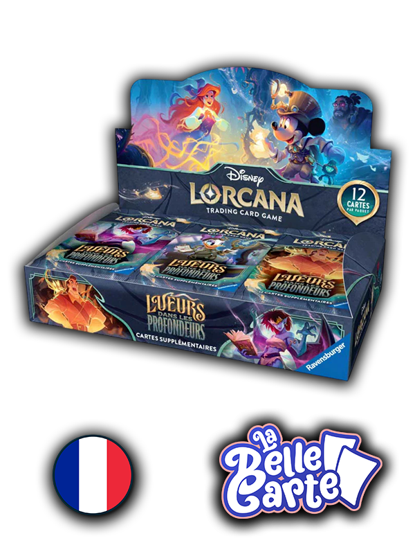 [PRÉCOMMANDE] Lorcana | Boîte de 24 boosters - Lueurs dans les Profondeurs  - FR