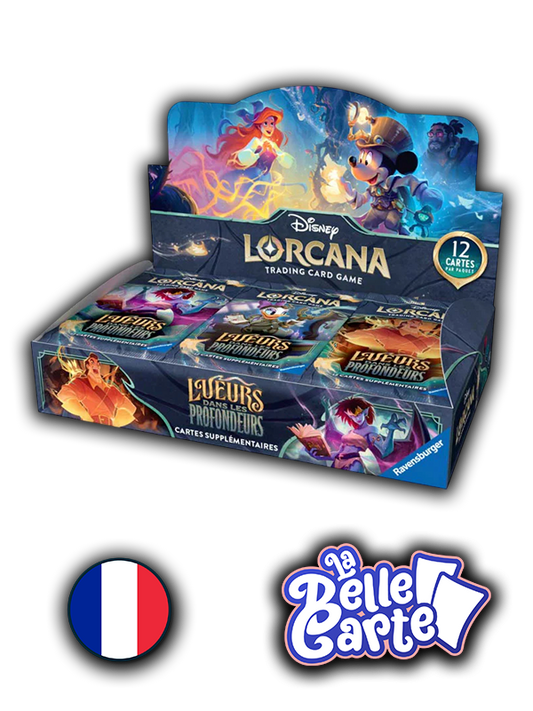 [PRÉCOMMANDE] Lorcana | Boîte de 24 boosters - Lueurs dans les Profondeurs  - FR