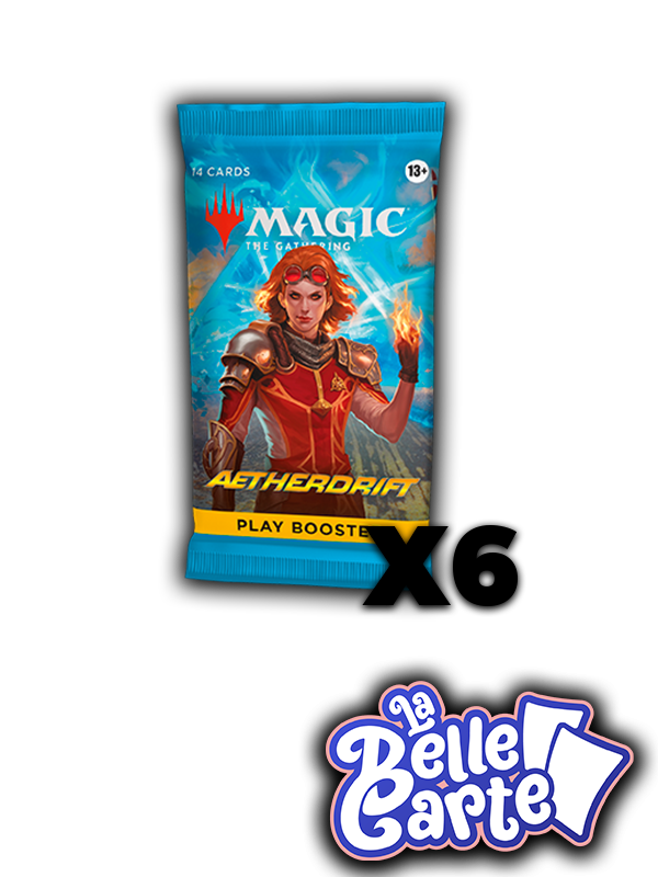 LOT DE 6 BOOSTERS DE JEU MAGIC AETHERDRIFT - FR