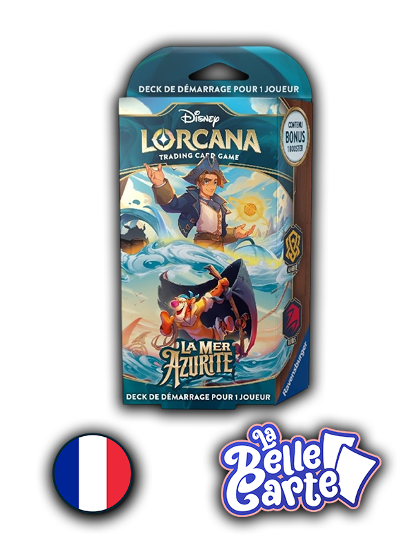 Lorcana | Deck de démarrage Jim Hawkins & Tigrou - La Mer Azurite - VF