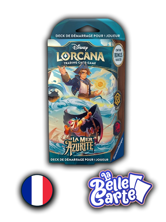 Lorcana | Deck de démarrage Jim Hawkins & Tigrou - La Mer Azurite - VF